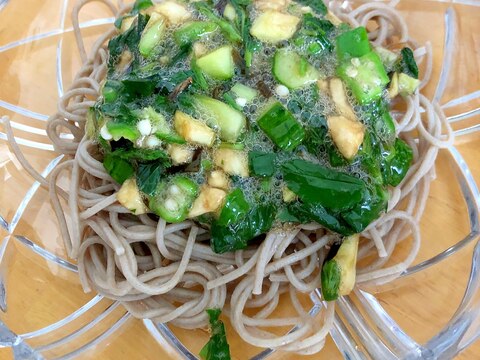 山形のだしをのせたぶっかけ蕎麦☆彡